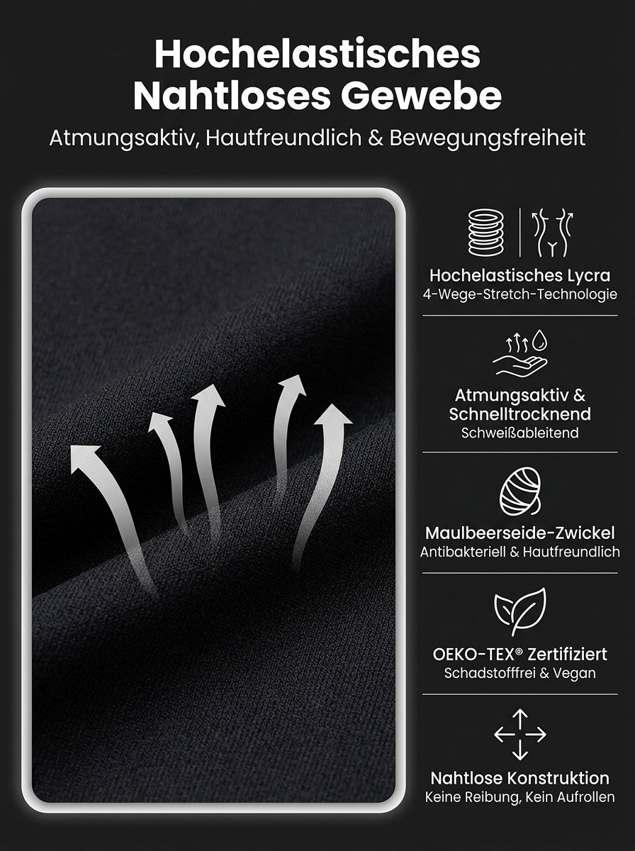 【Hochdehnungsnahtlose】Reibungsfreier Ganzkörper-Yogaanzug