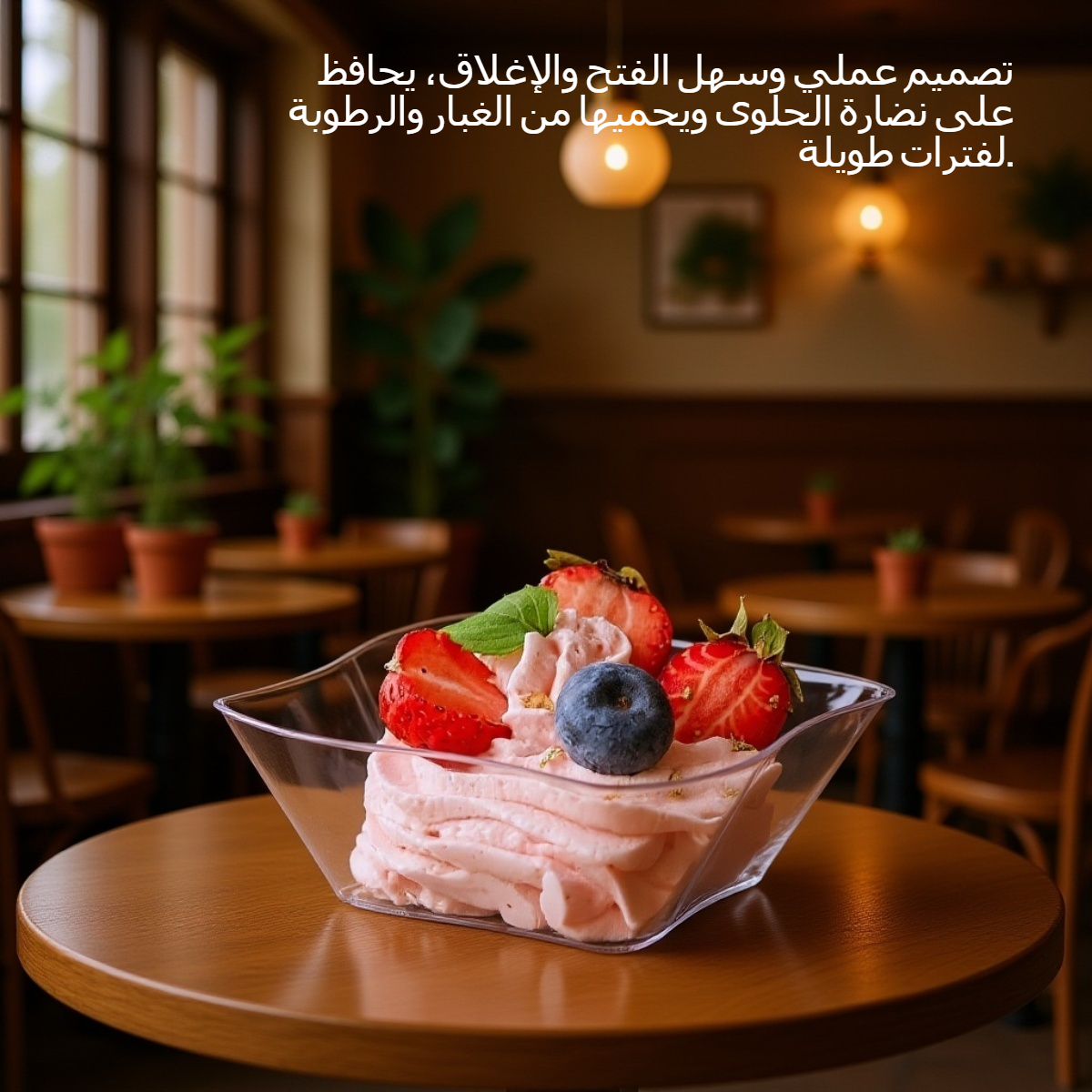 شفافة من البلاستيك وعاء الحلوى