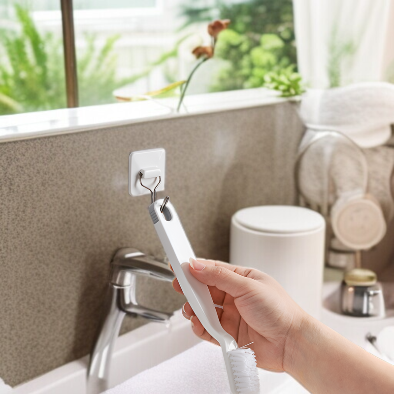 日本製バスルームブラシ タイルコーナー隙間ブラシ トイレブラシ ブラシアーティファクト 多機能クリーニングブラシ 床排水ブラシ