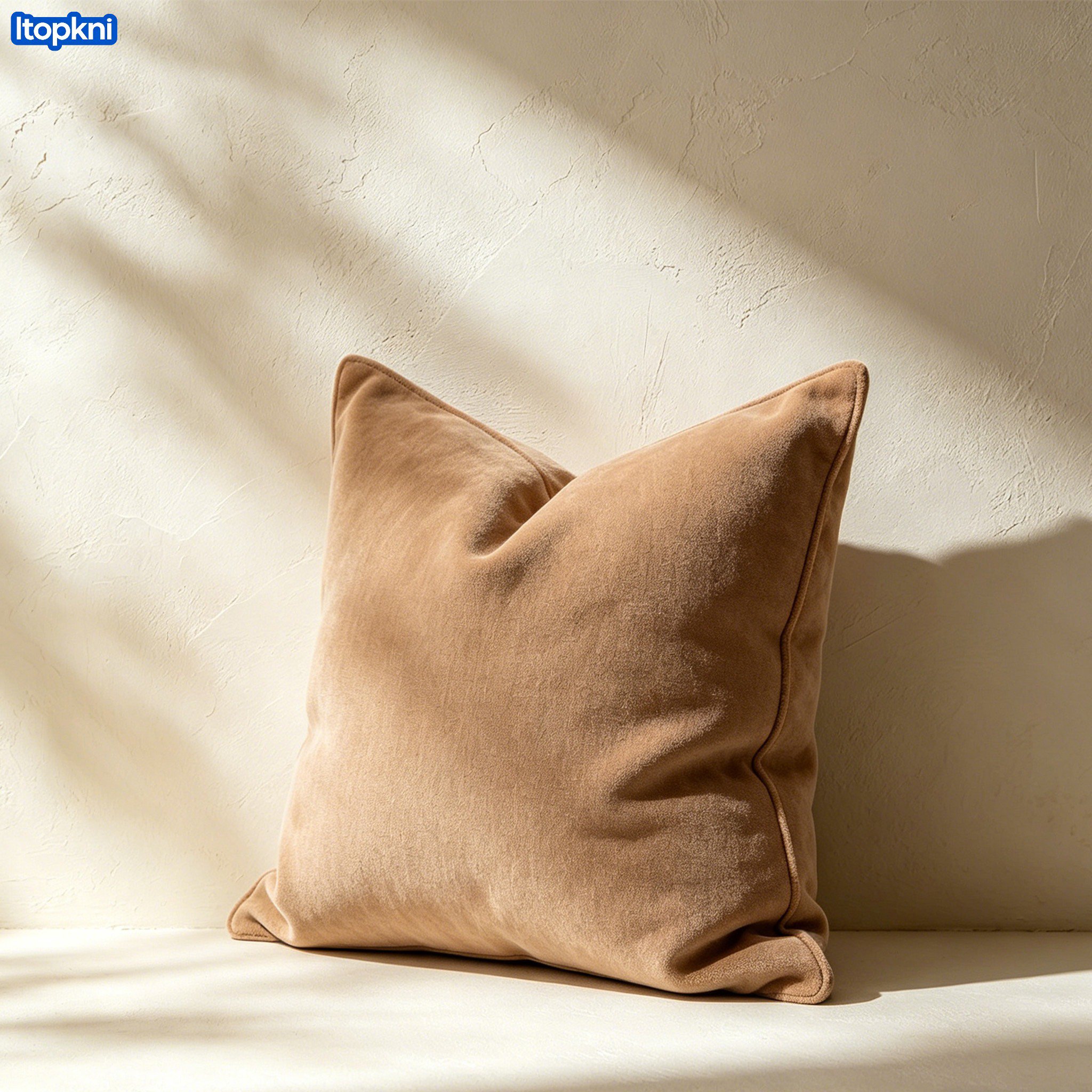 Throw pillow cover being washed in washing machine