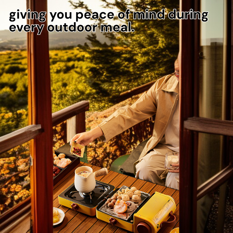 Quick Storage Backpack Stove, Minimalist Design Multi-Purpose Camping Essential