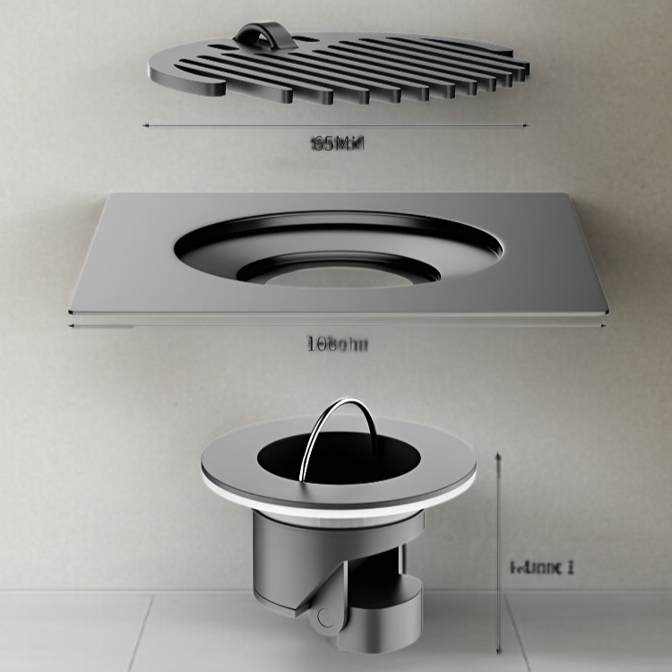 실용 방취 방충 스테인리스 스틸 바닥 배수 넘침 방지 리뉴얼 내부 코어 바닥 배수 방취 바닥 배수