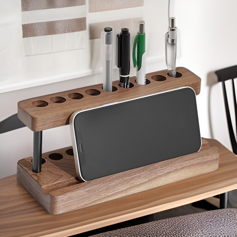 원목 다용도 펜스탠드 사무실 데스크 수납함