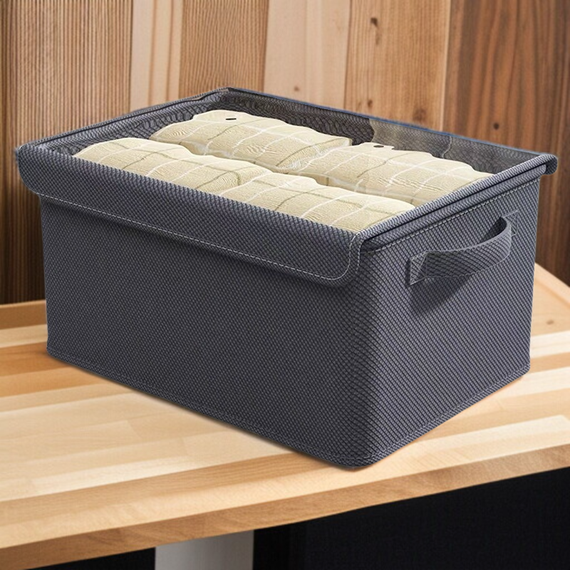 가정용 접이식 의류 수납함 옷장 서랍형 수납 바지 패브릭 수납함 옷을 담은 가정용 수납 용품
