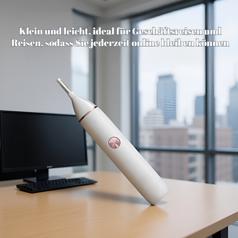 Elektrischer Nasenhaarschneider und Ohrhaarschneider Set für Damen und Herren