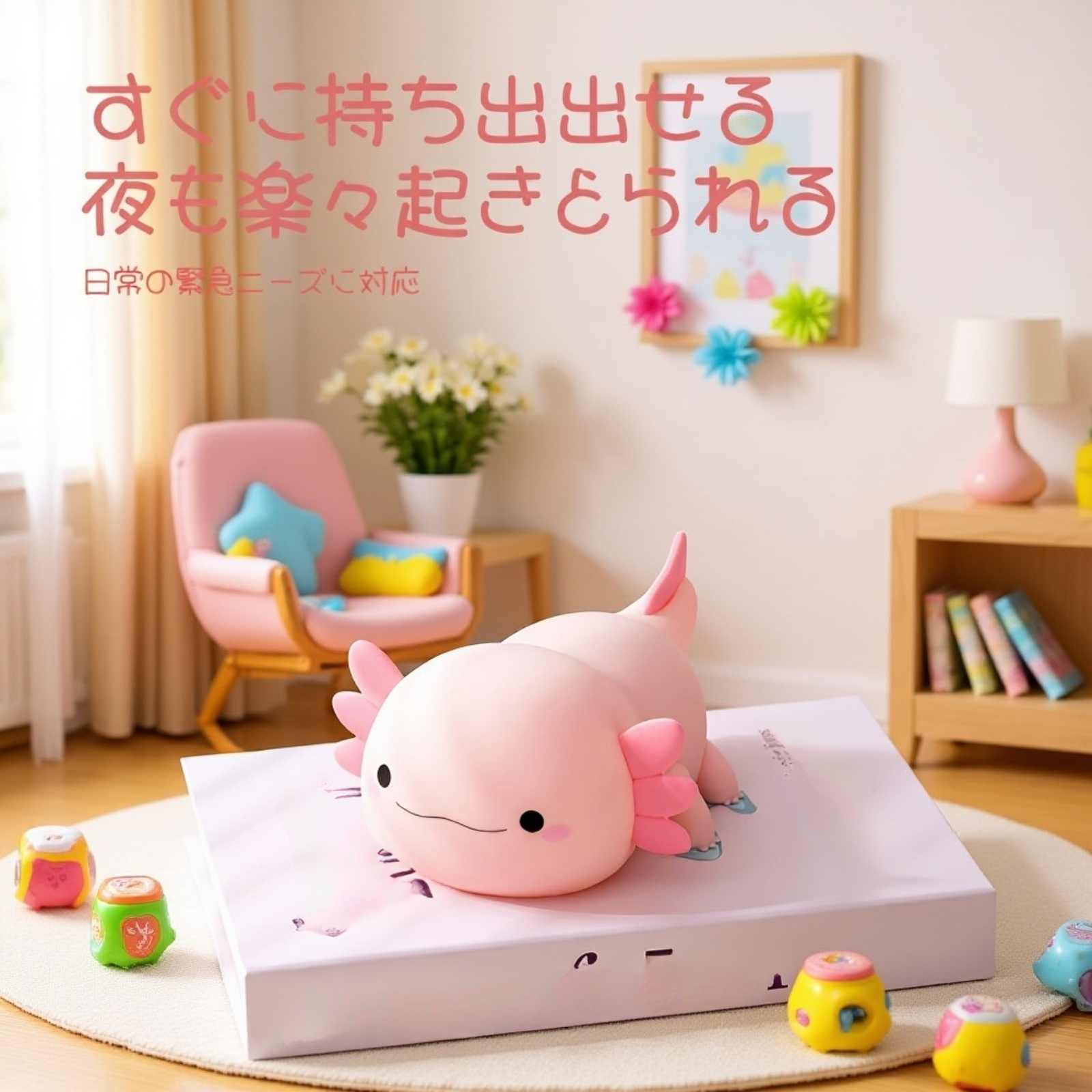 ベッドサイド用恐竜卓上ライト