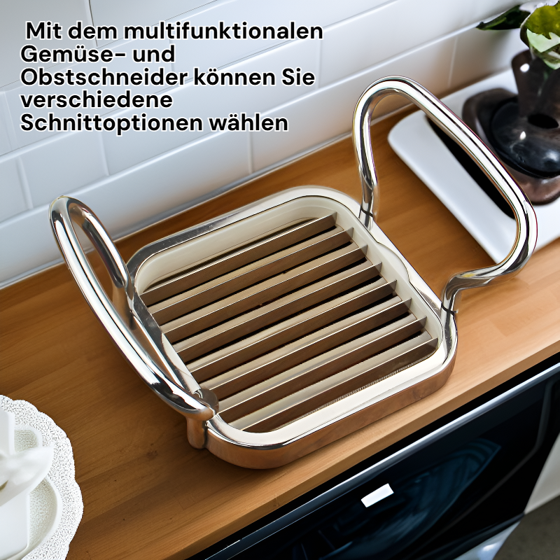 Multifunktionaler Gemüse- und Obstschneider Kartoffelteiler Verschiedene Schnittoptionen