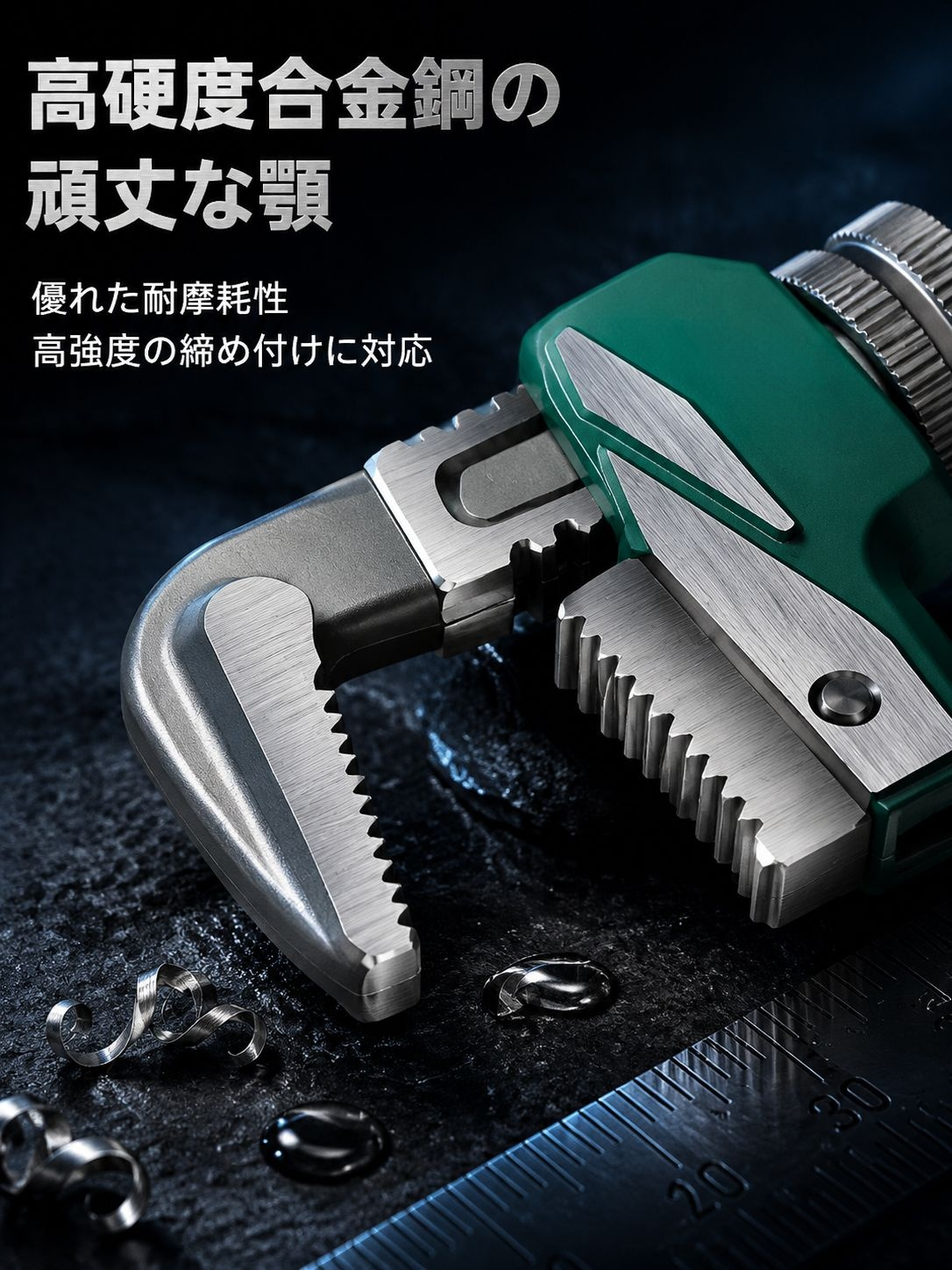 YH密着型大口パイプレンチ