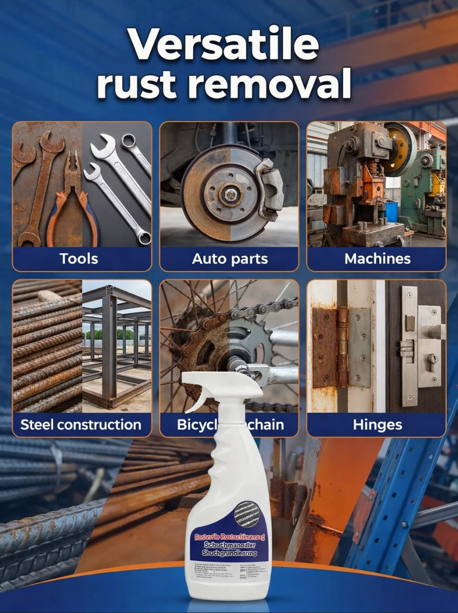 【Quick Rust Removal】Powerful Steel Rust Remover