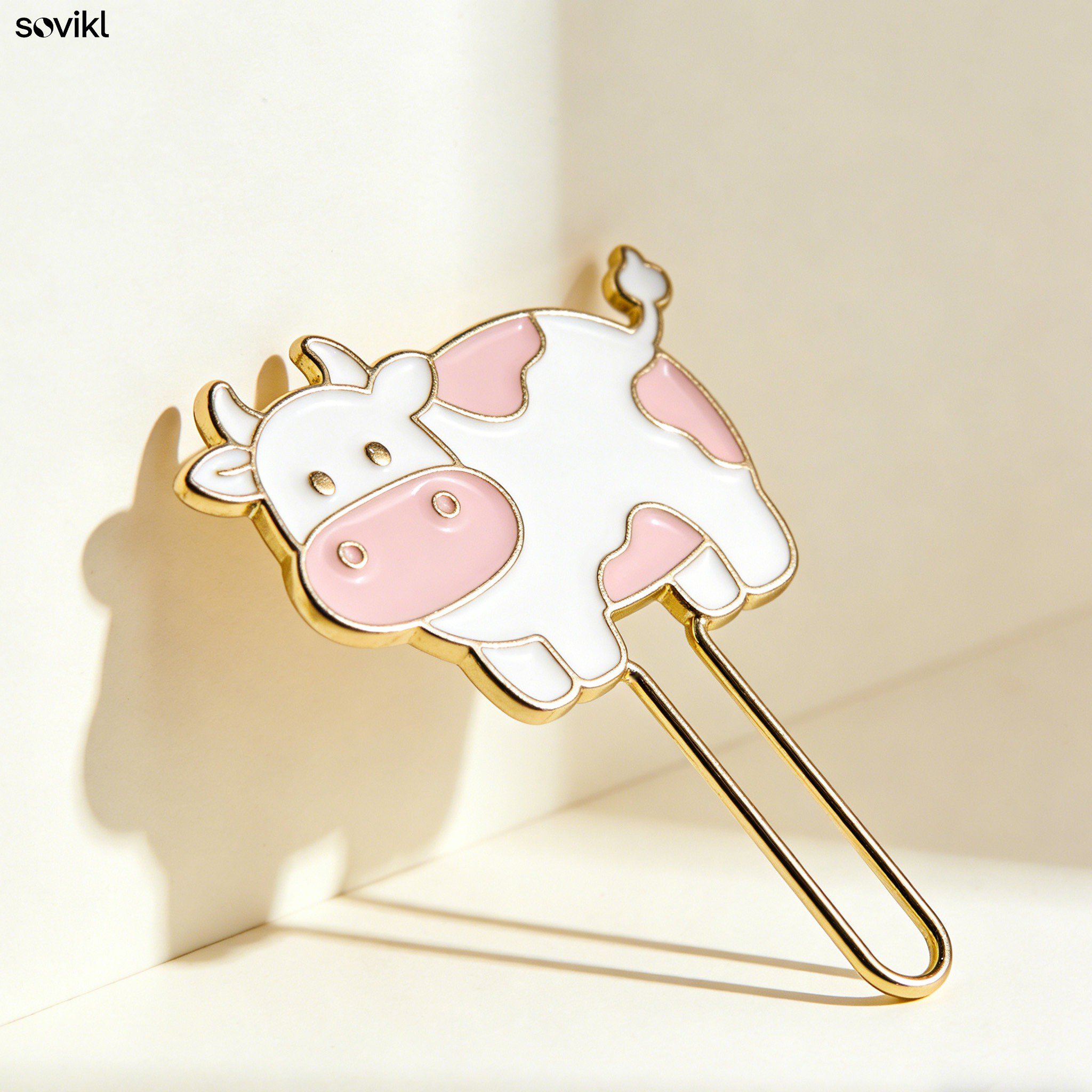 Cow-shaped bookmarks (10 pieces)
