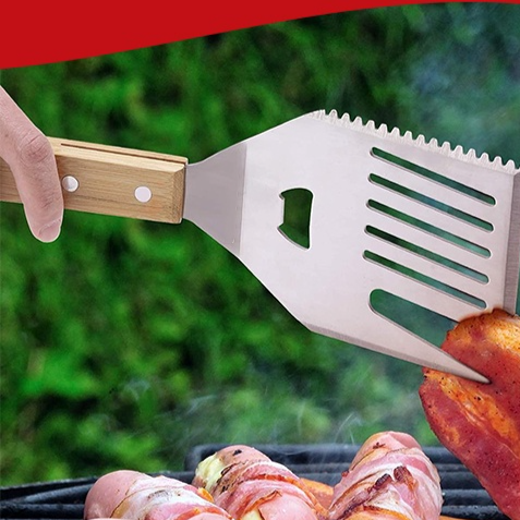 Spatule multifonction pour barbecue