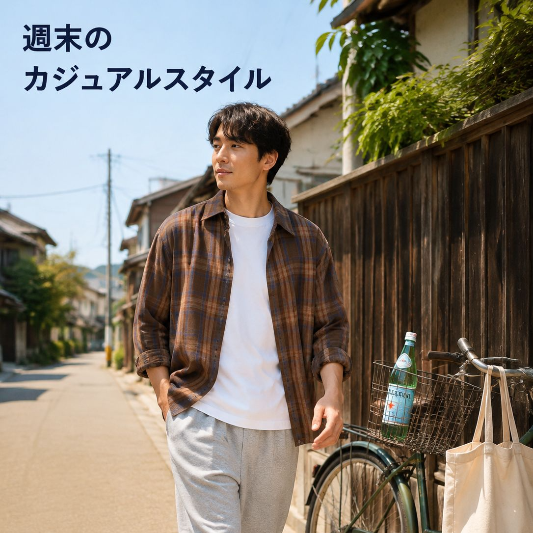 レトロで合わせやすいカジュアルシャツ