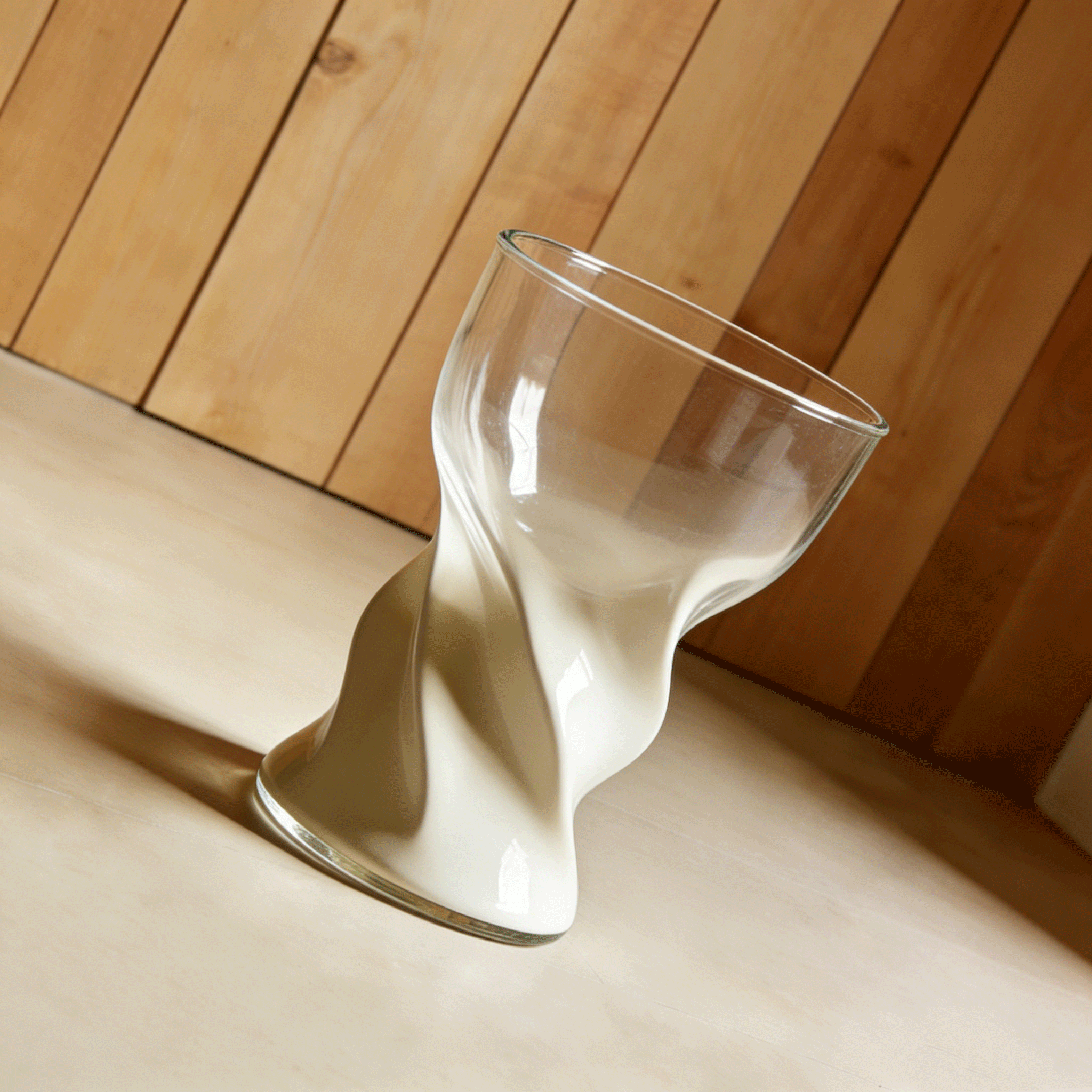 Set de 5 vasos de vidrio transparente para el hogar