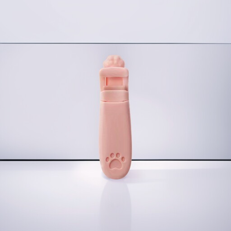 휴대용 고양이 발 모양 속눈썹 고데기