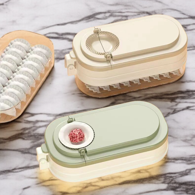 餃子の皮を押す&包む神器