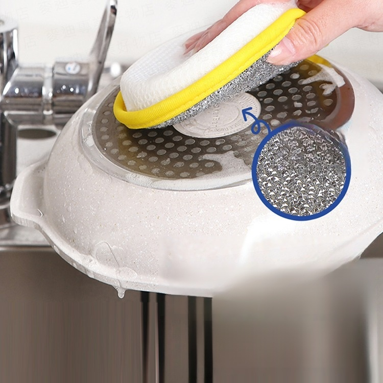 주방 설거지 스펀지 스펀지 가정용 내구 두꺼운 세척 용이