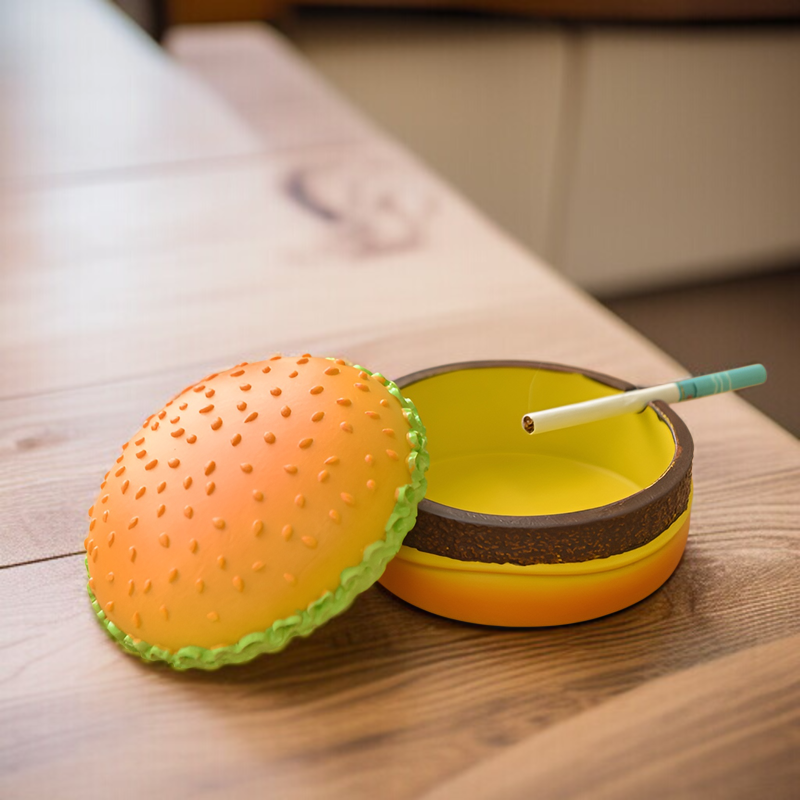クリエイティブ漫画ファッションハンバーガー灰皿ホームリビングルーム勉強机デスクトップ高級装飾装飾品