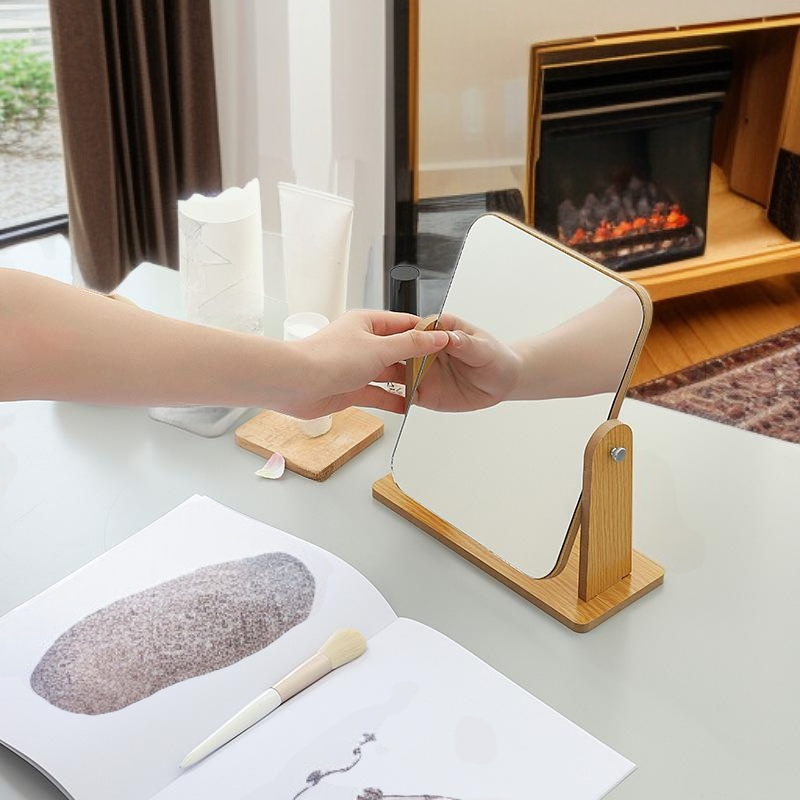 회전식 데스크탑 화장 거울