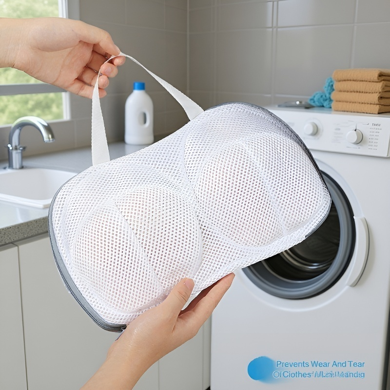  Thickened Mesh Laundry Bag for Bras – Anti-deformation Underwear Washing Pouch