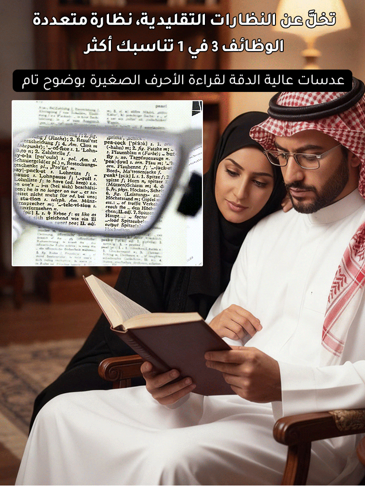 نظارة قراءة محمولة ألمانية بستايل عصري تجاري 