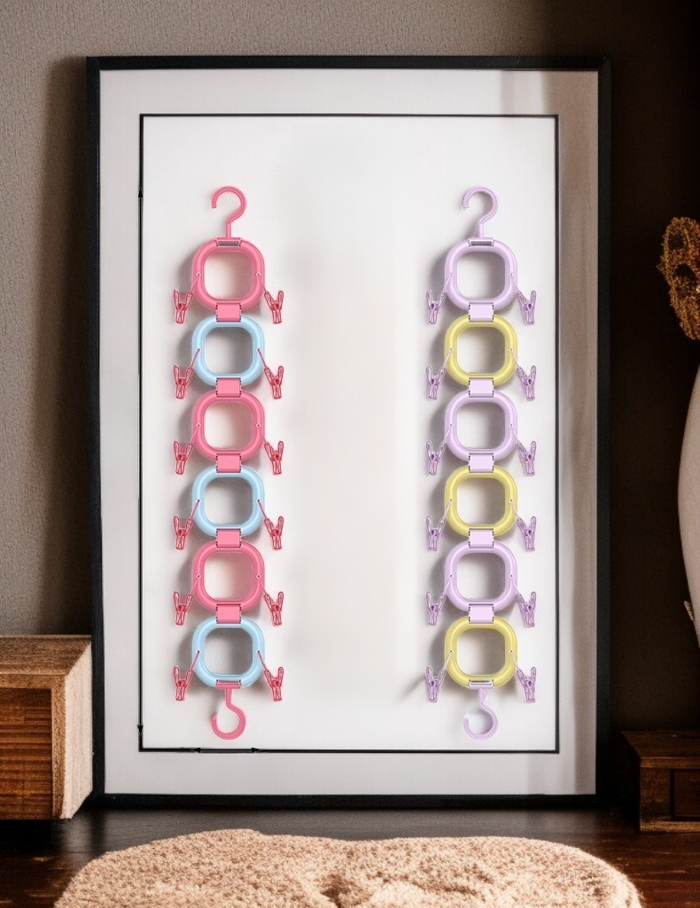 رف تخزين الملابس والقبعات من دوبامين