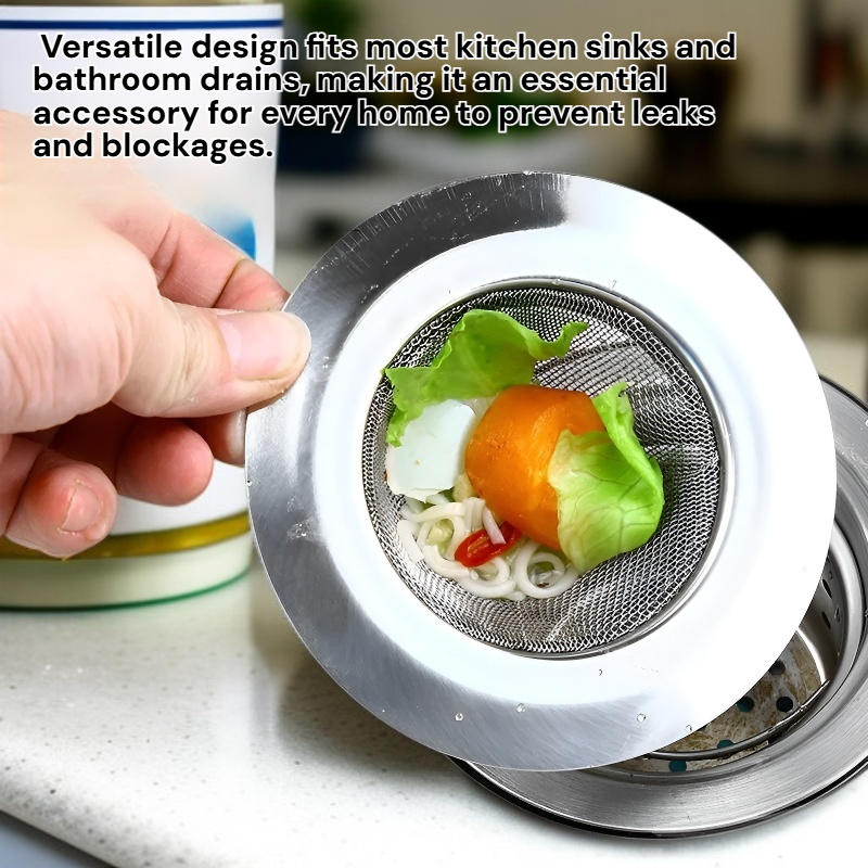 Stainless Steel Drain Filter for Bathroom Anti-Clog Anti-Leak