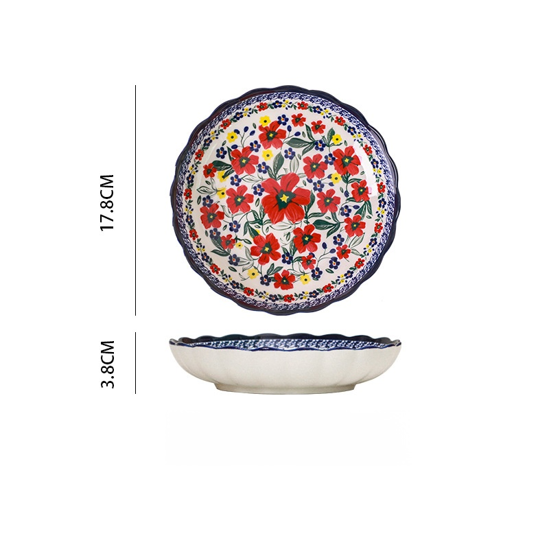 下絵付けディナープレート