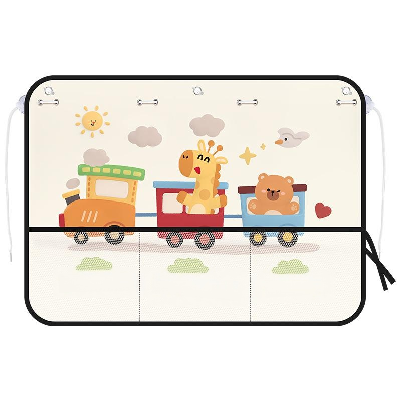 Car Suction Cup Sunshade and Mosquito Net Curtain