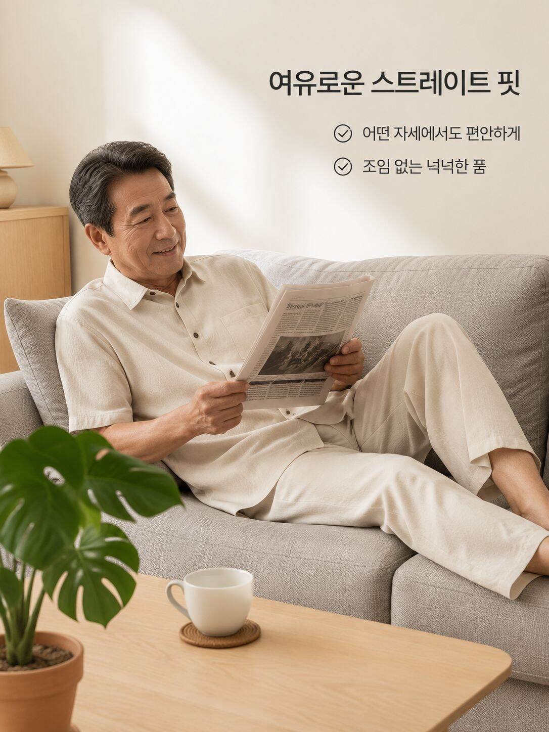 아버지 선물로 좋은 남성 홈웨어 세트