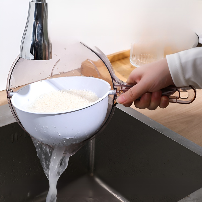 蔬果旋轉淘洗盆