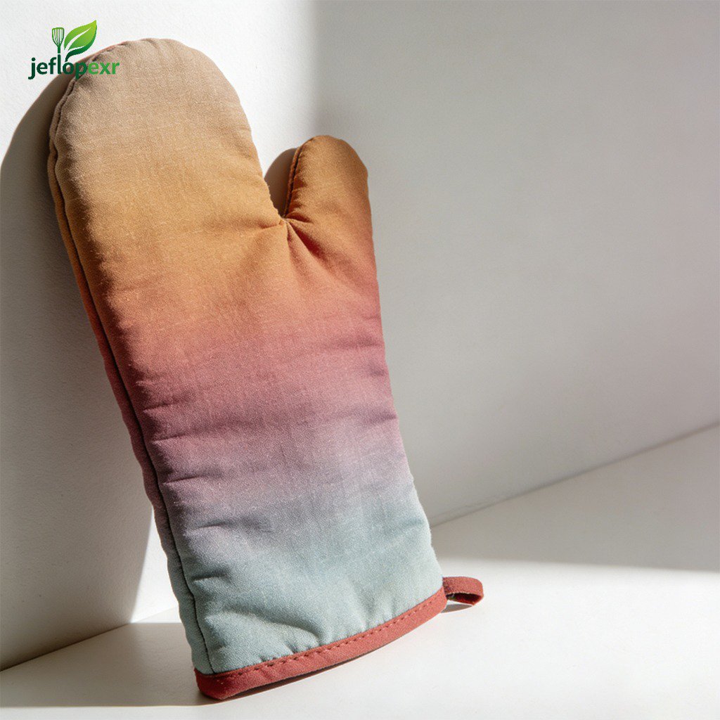 Guantes resistentes al calor con forro de algodón y lino, paquete de 5 pares