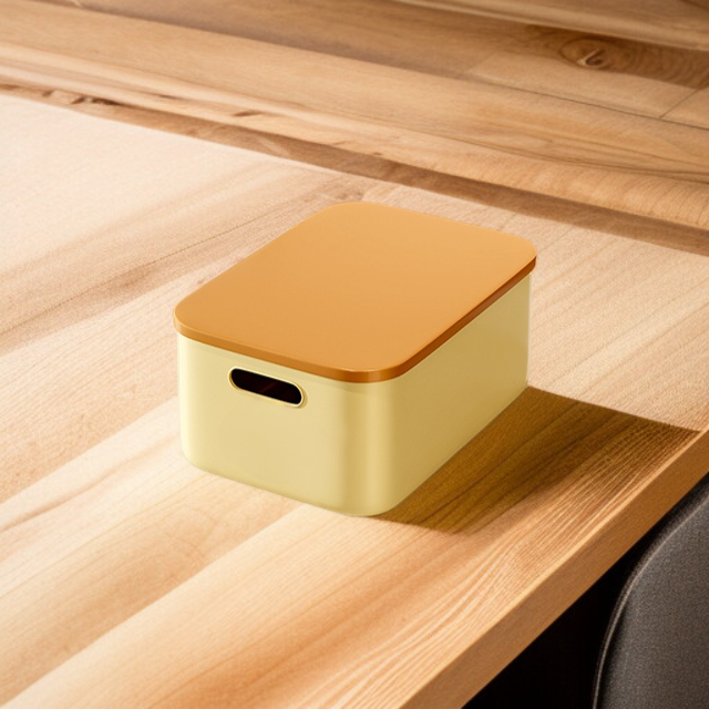 صندوق حفظ الملابس والألعاب بغطاء