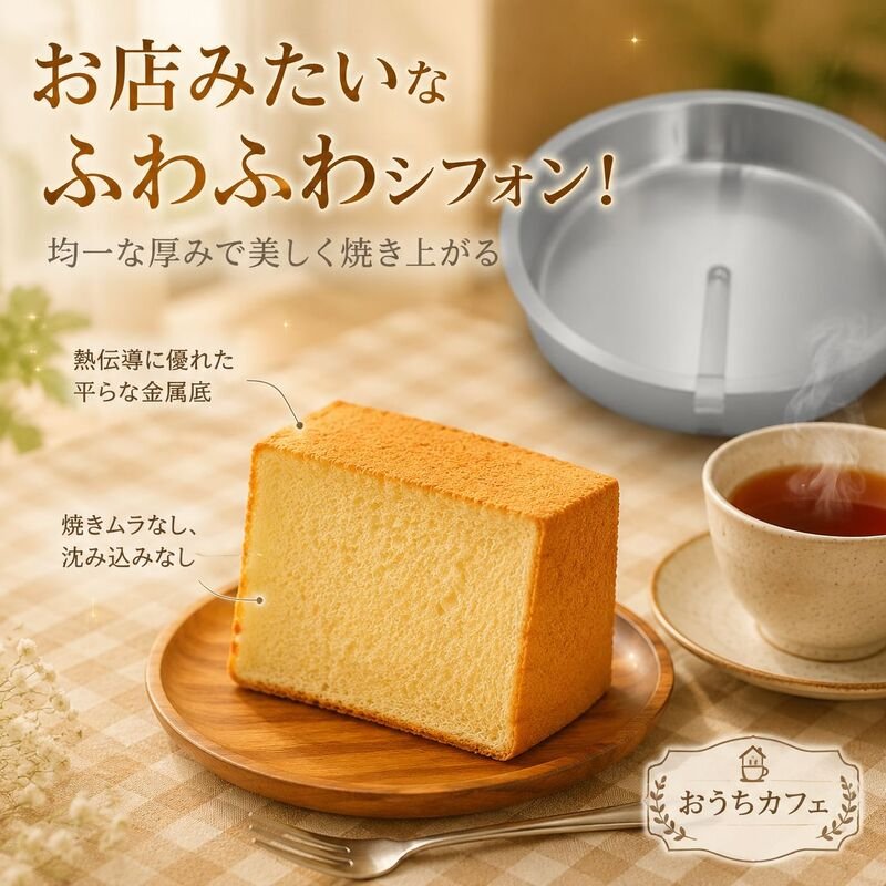 パーフェクトリリース丸型ベーキングパン