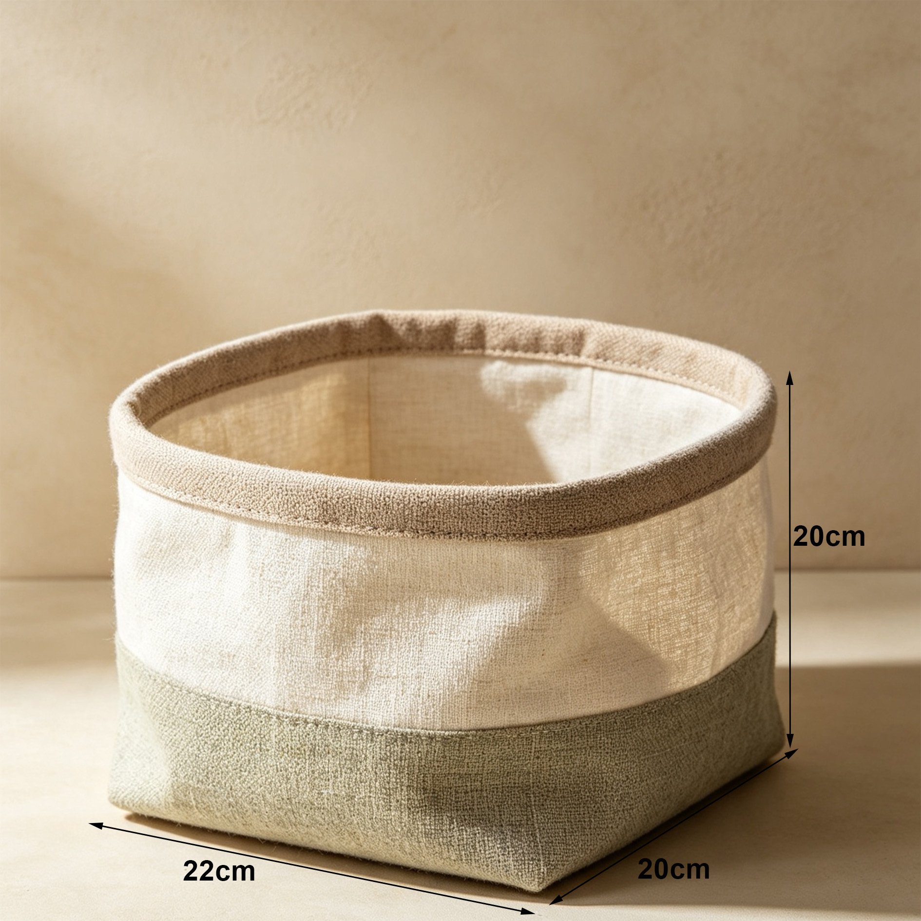 Fabric storage organizers used in a nursery for baby items