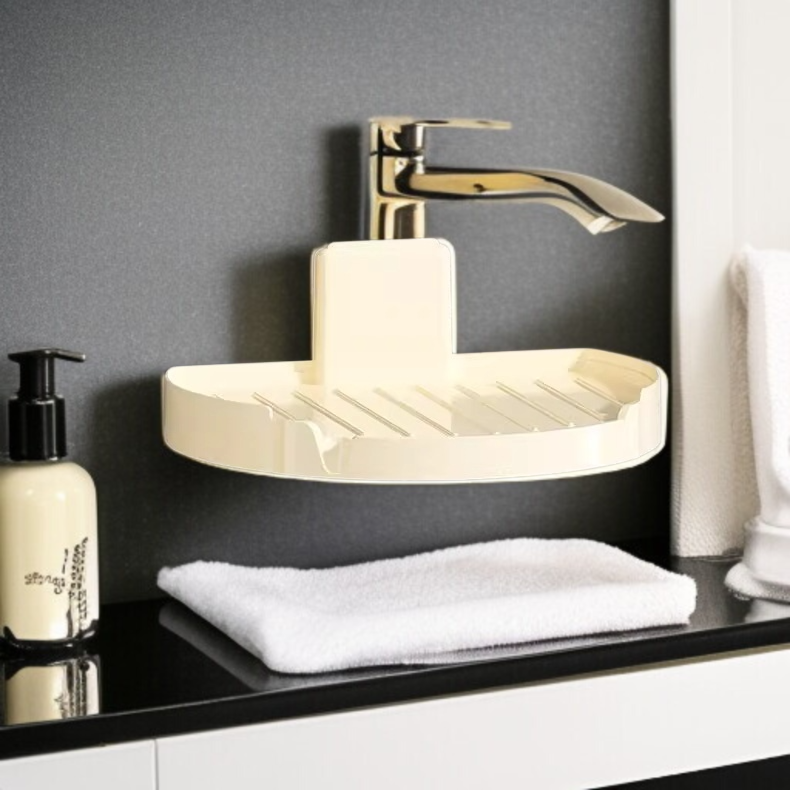 큐티 가정용 비누통 빅입 욕실 수납 선반 귀여운 사용 편리한 화장실 비누통 기숙사 벽걸이 수납함