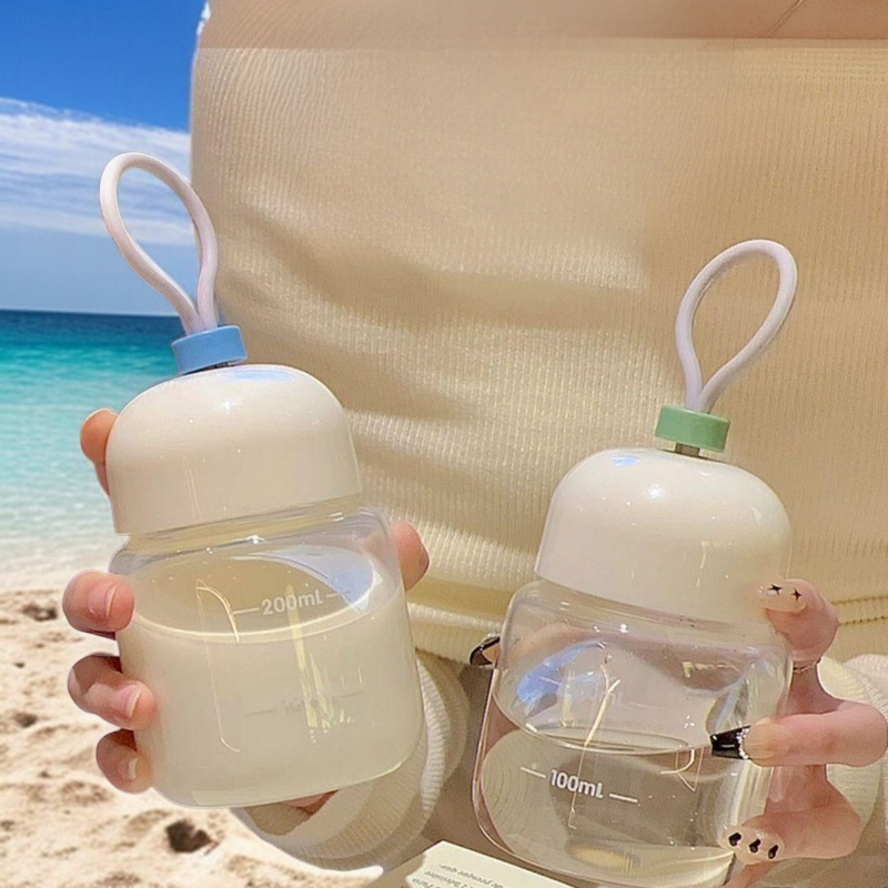 여성 휴대용 커피 잔 우유 눈금 글라스 통통 커피 잔