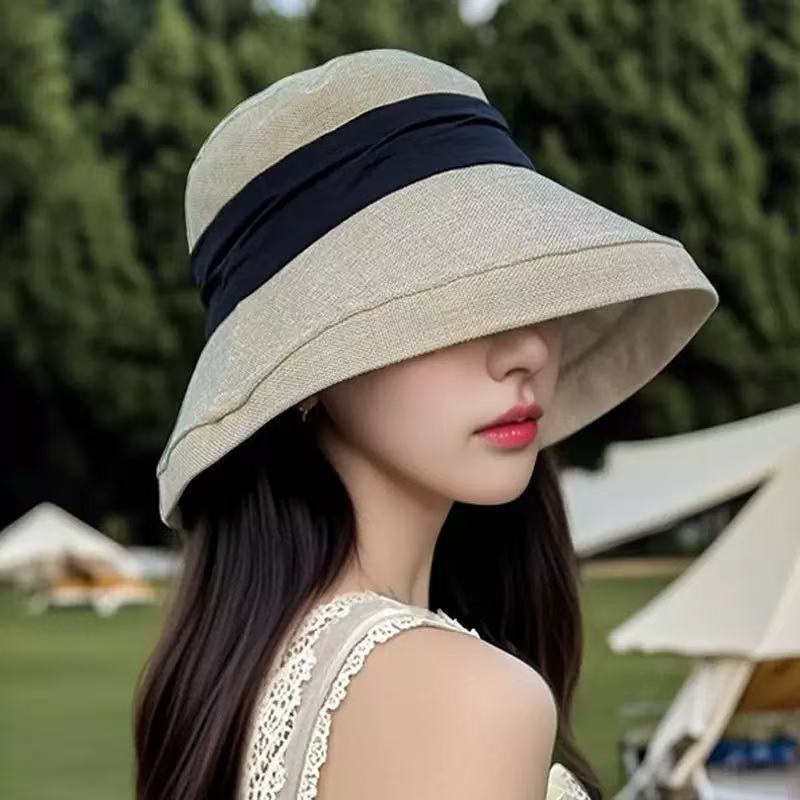 顯臉小神器可捲收大帽簷漁夫帽