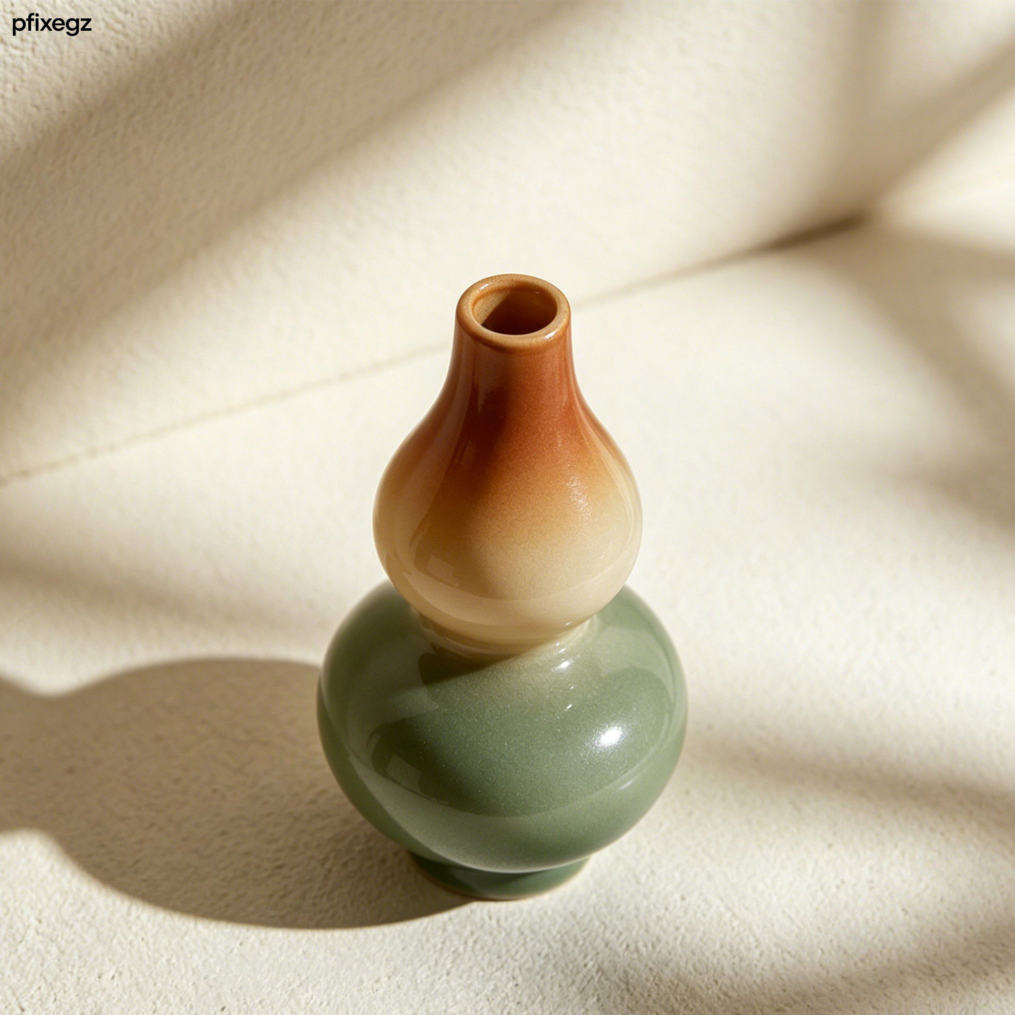 漸層葫蘆造型陶瓷花瓶（3個）