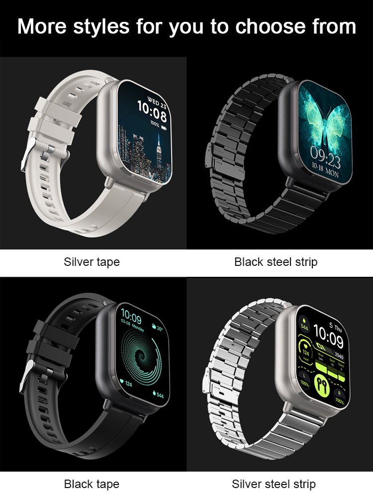 Bluetooth Earphone & Smart Watch 2-in-1 
