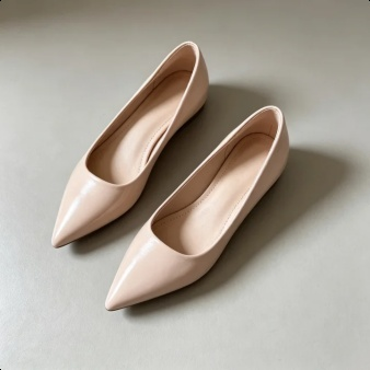Stilvolle spitze Ballerinas im französischen Design
