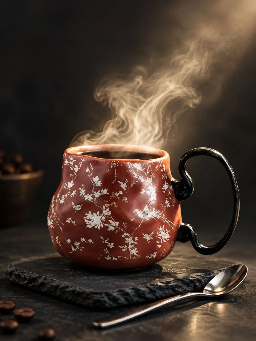 Unique ceramic drinking cup for home or office
