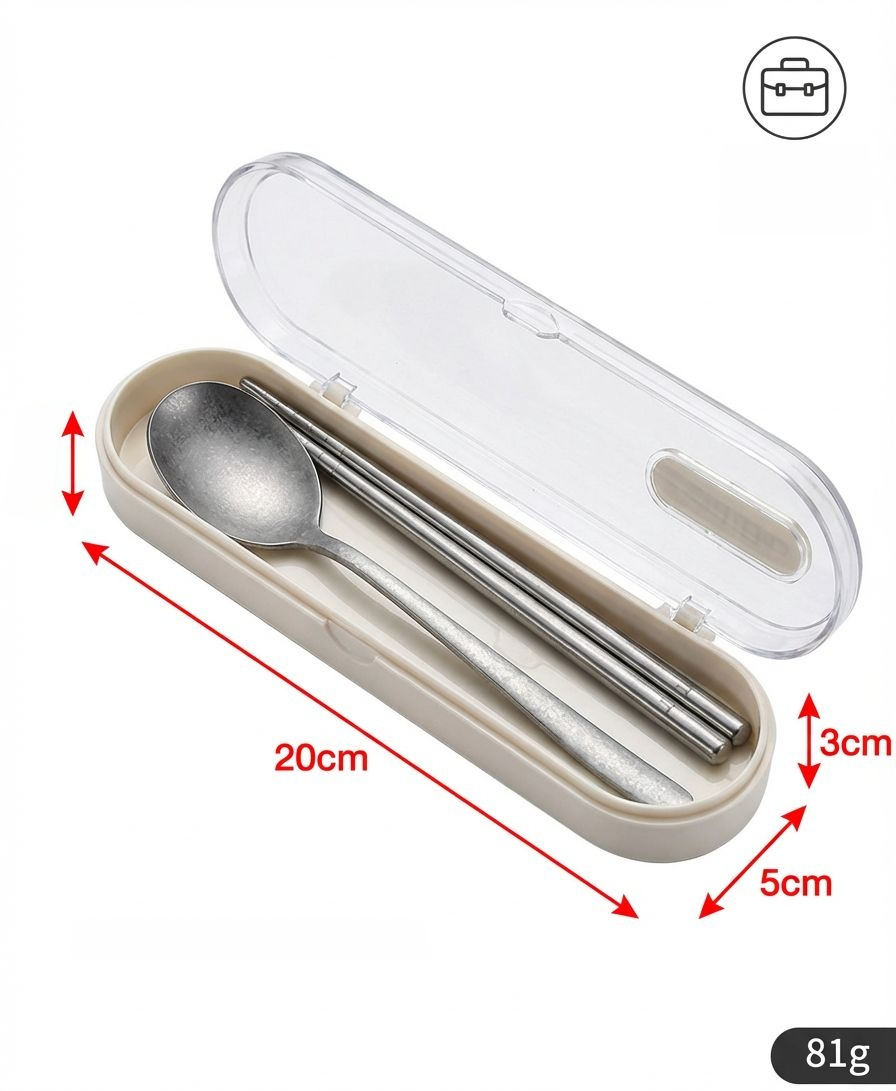 กล่องเก็บตะเกียบกันสนิม พกพาสะดวก