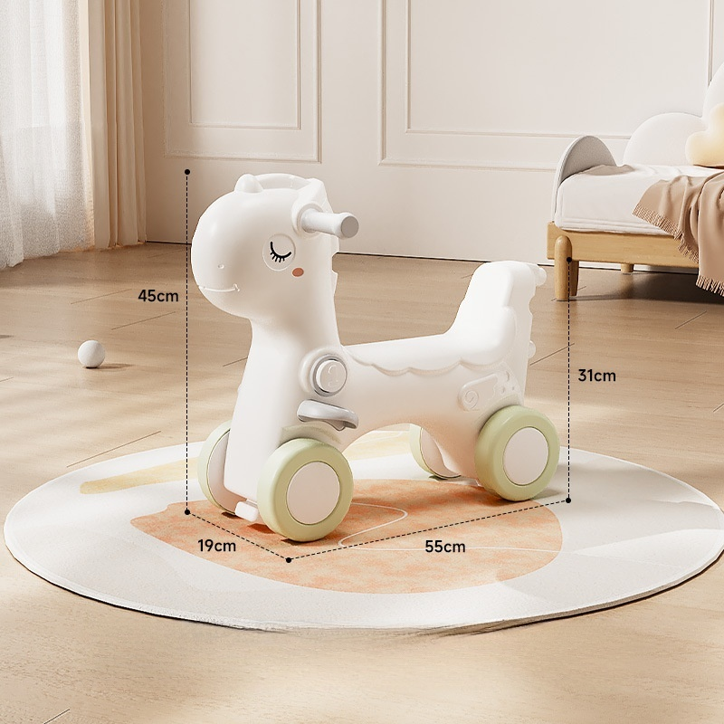 3-in-1 Baby Rocking Horse Walker Ride-on Car