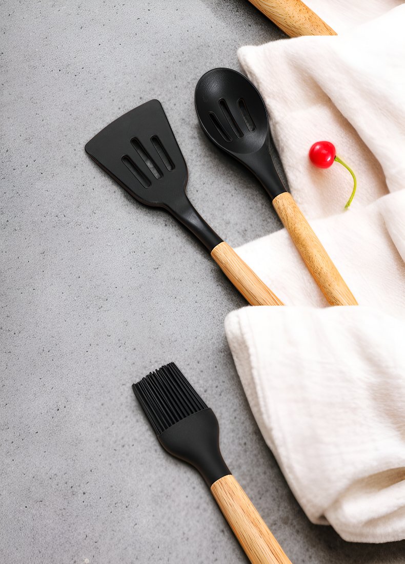 내열성이 뛰어난 실리콘 조리도구 세트