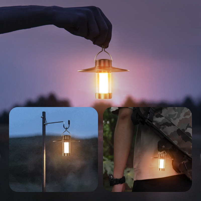 Luz de camping impermeable y recargable
