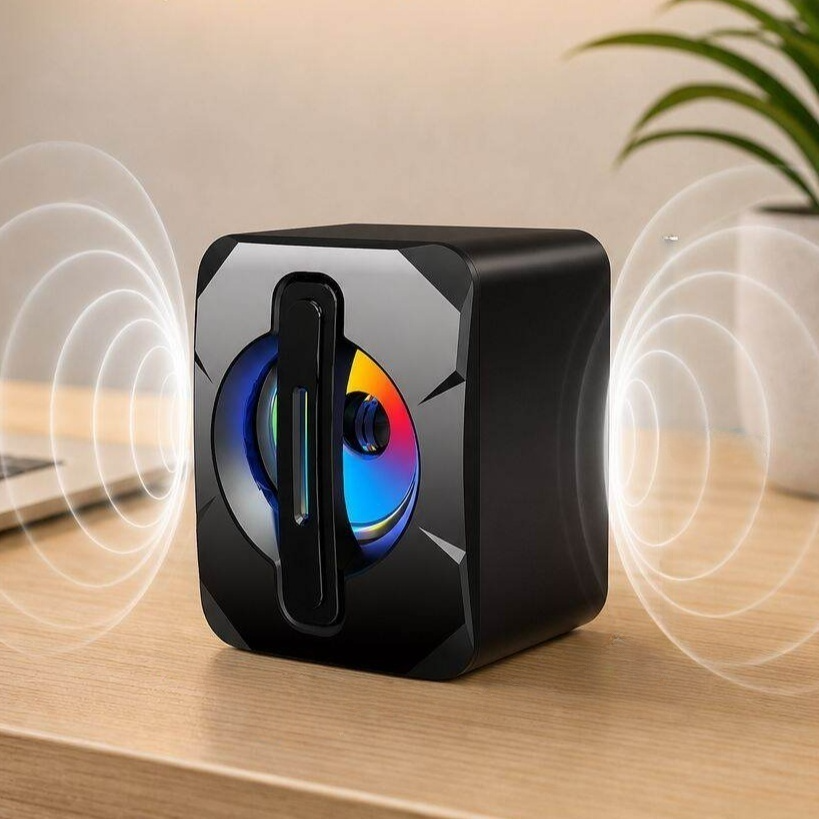 Corded Mini Subwoofer for Home Use