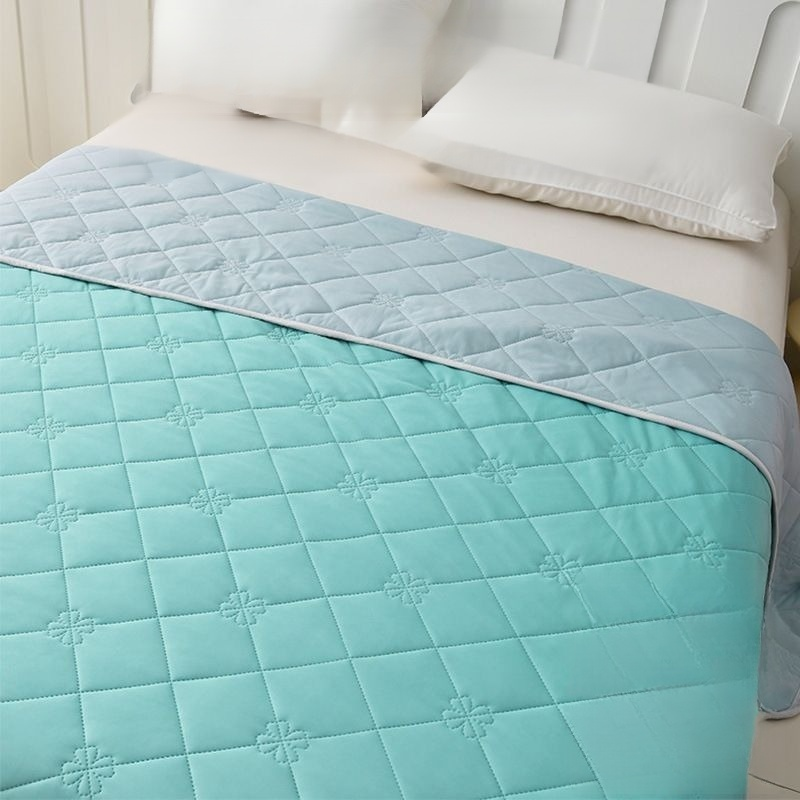 Colcha de Verano Refrescante de Seda Tipo Helado, Apta para Bebés y Madres