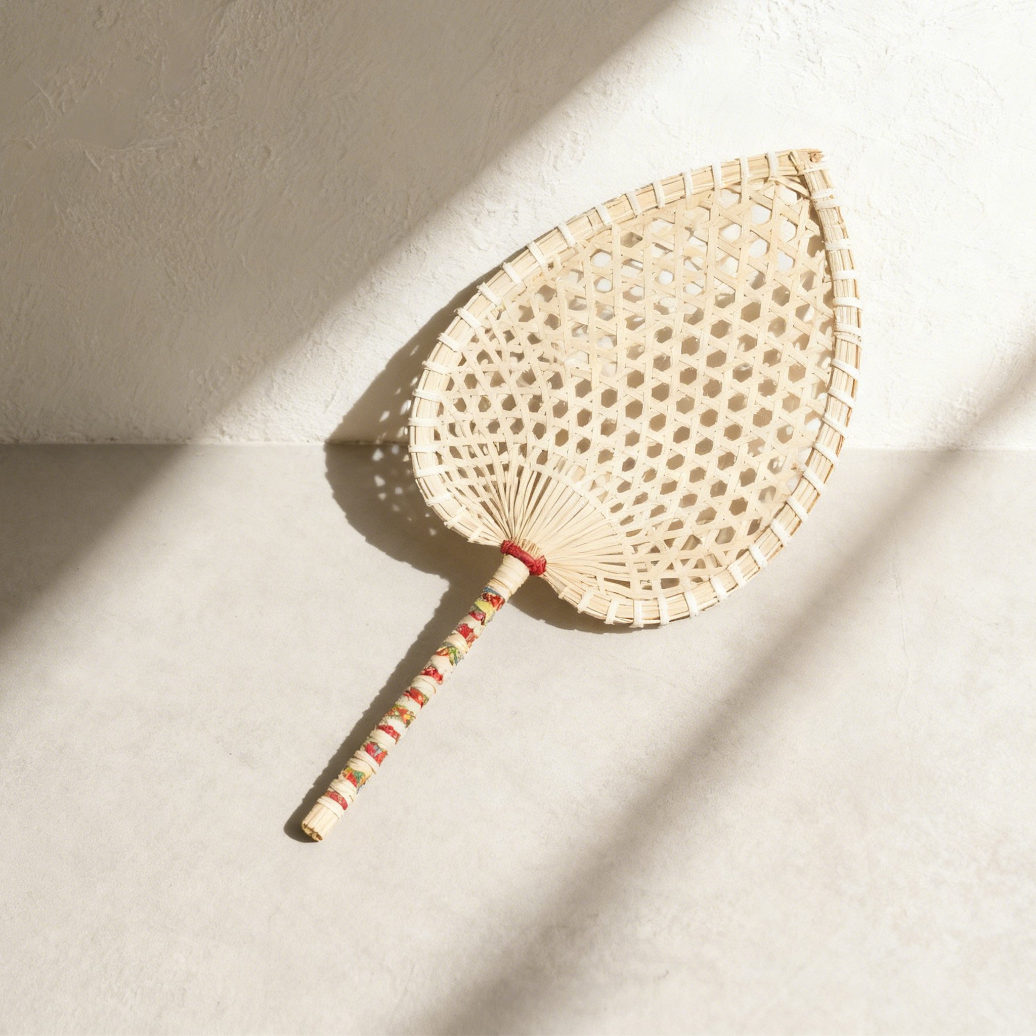 藤編み団扇 5枚セット