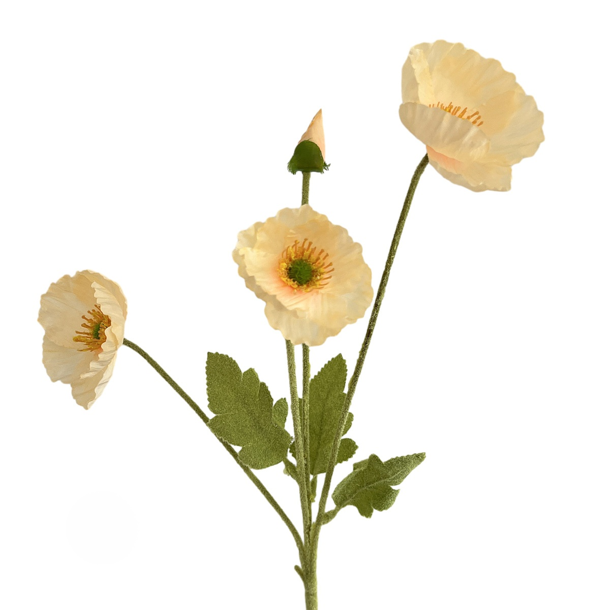 Velvet Poppy Artificial Flower