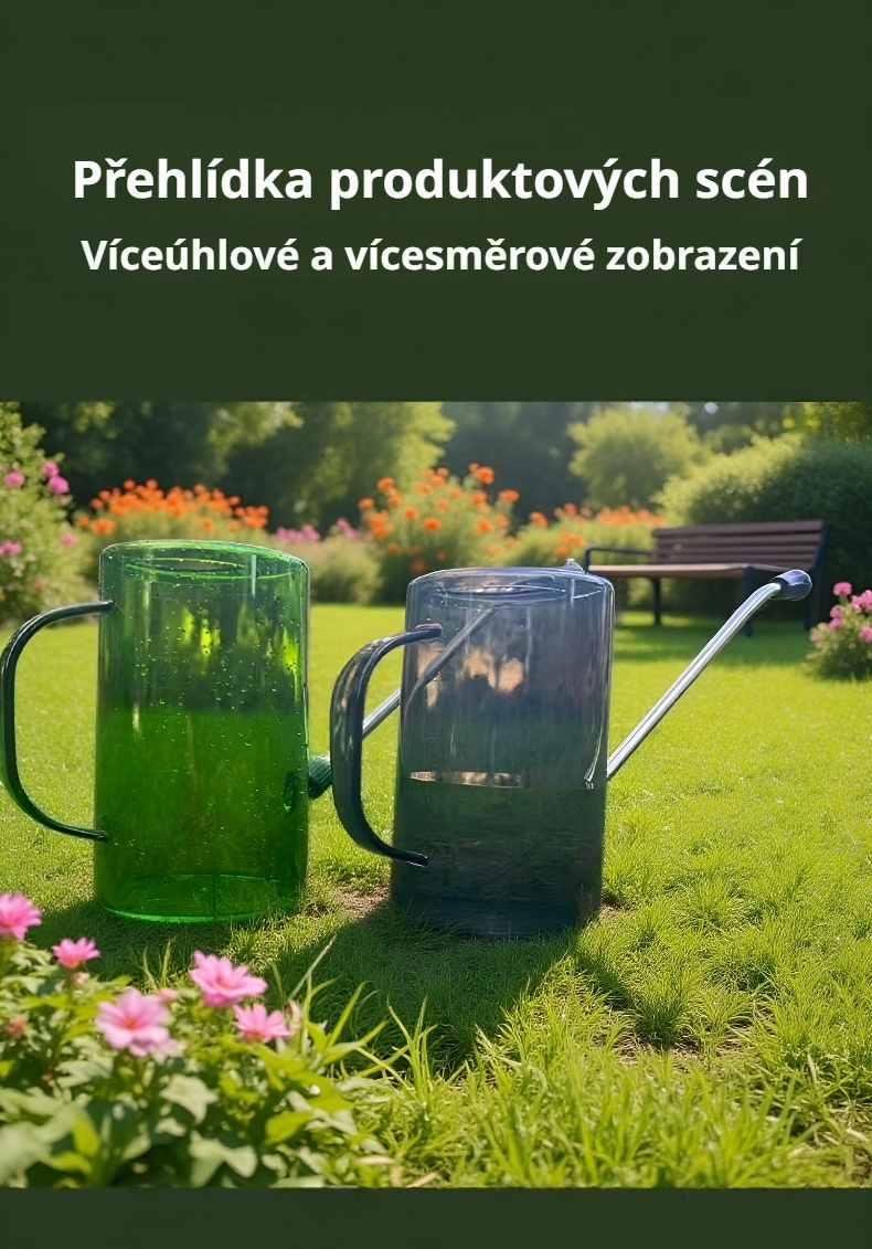 Moderní konvička na domácí zahradničení